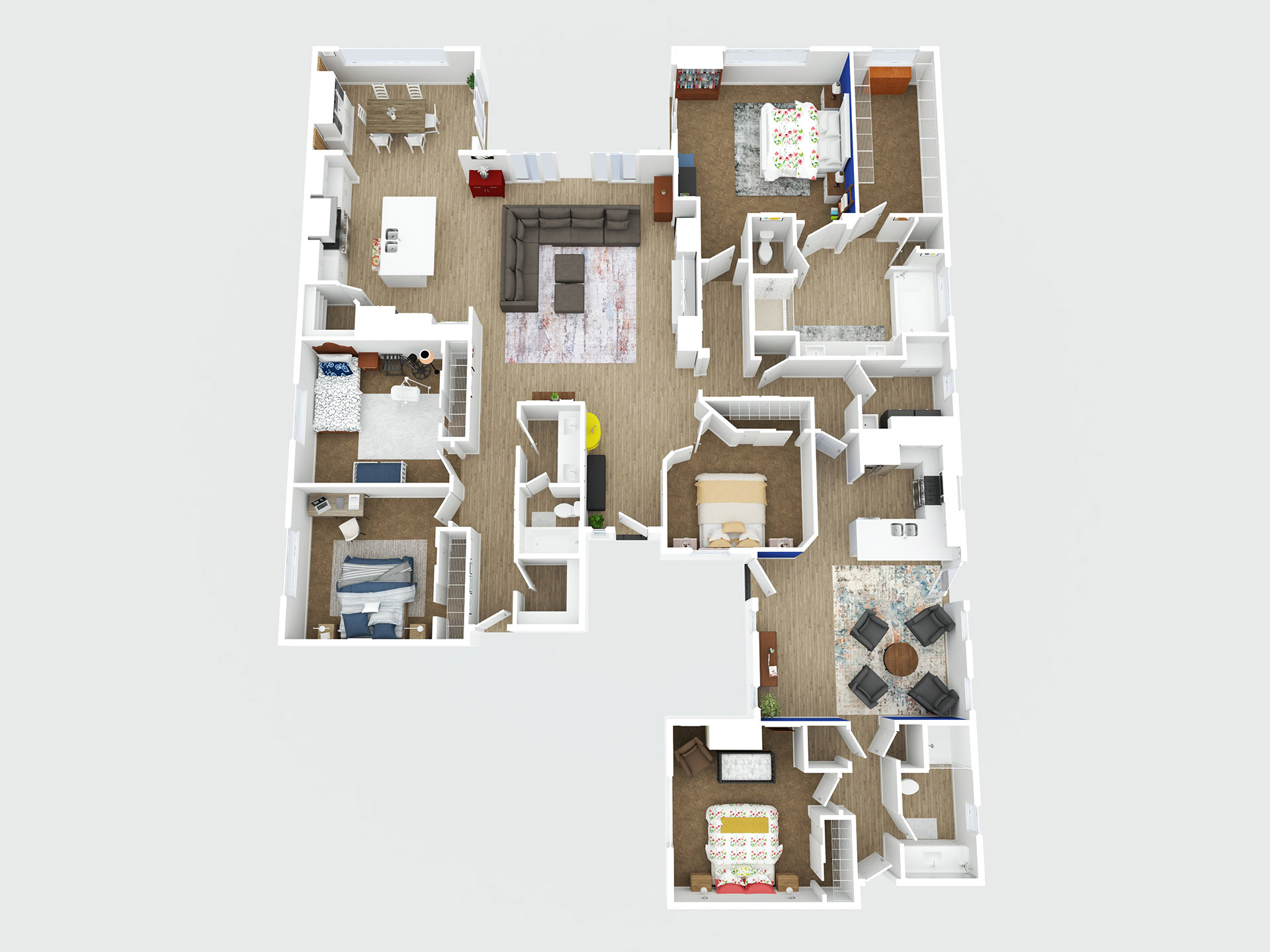 3D Floor Plan 3