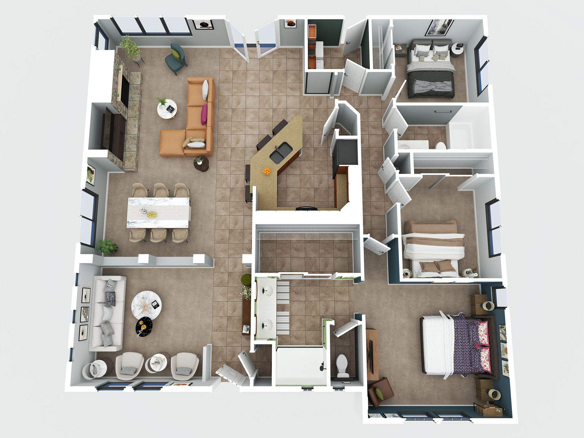 3D Floor Plan 4
